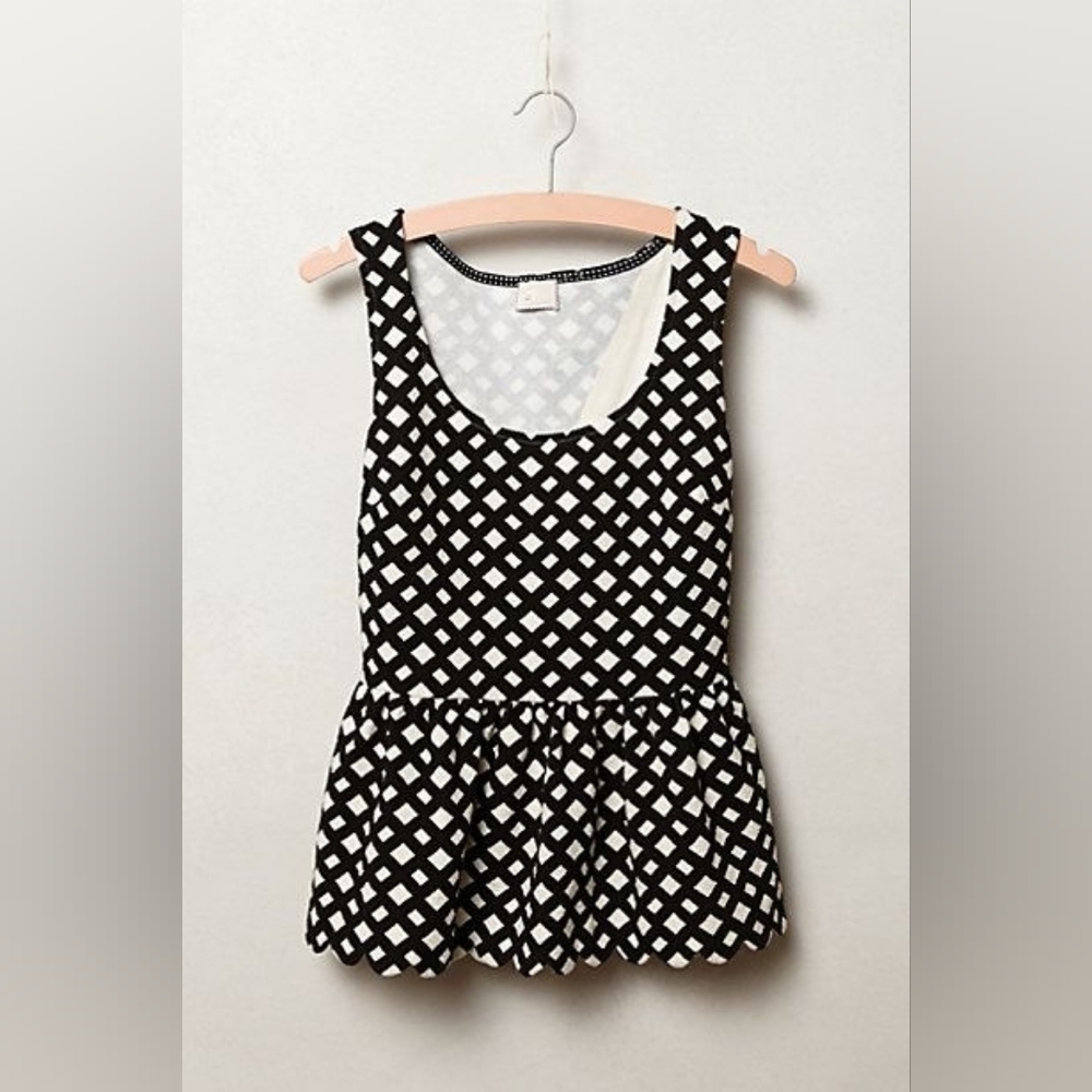 { Anthropologie } Clovelly Peplum By Postmark